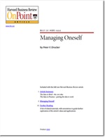 Managing Oneself Article