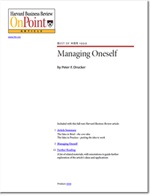 Managing Oneself