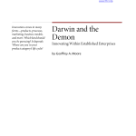 Moore's Darwin and the Demon HRB article