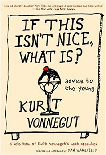 text of Kurt Vonnegut's commencement speech at Agnes Scott College, May 5, 1999 where he suggests we replace the Code of Hammurabi with the Sermon on the Mount.