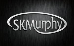 Metal sculpture SKMurphy logo