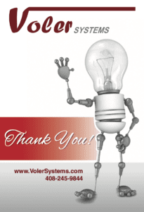 Voler Thank You Note