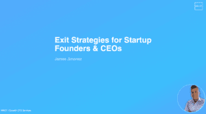 Slides for Exit Strategies for Startups