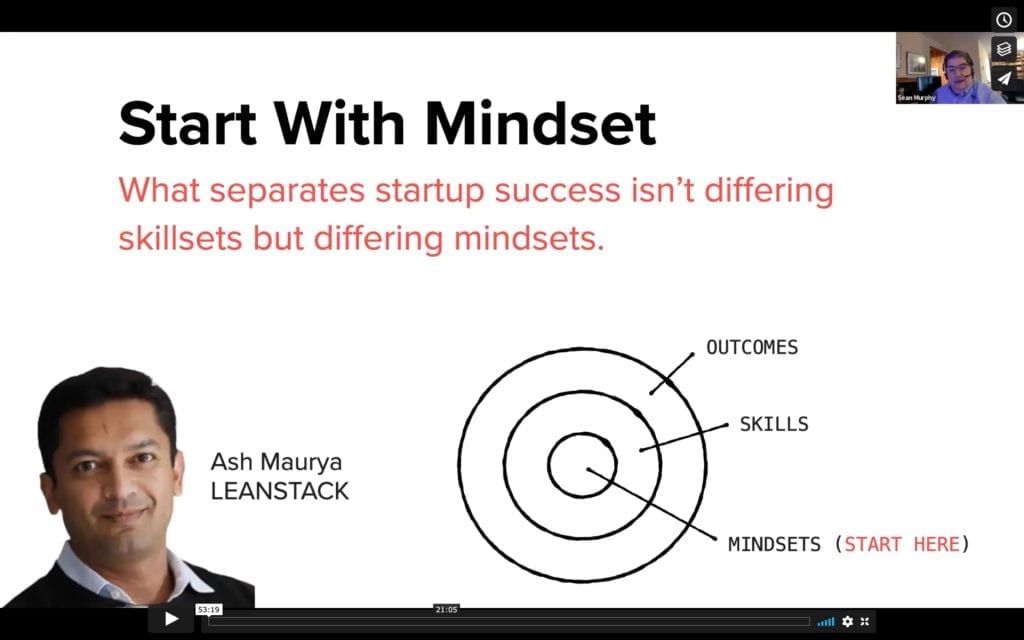 Start with Mindset with Ash Maurya