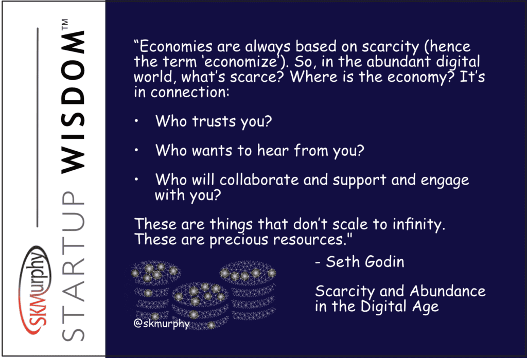 Seth Godin quote about trust